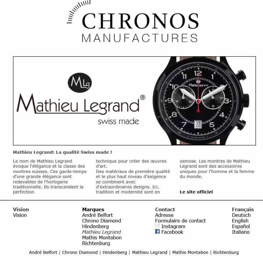promotion montre arnaque